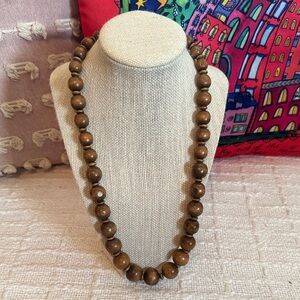 Wooden Bead Necklace